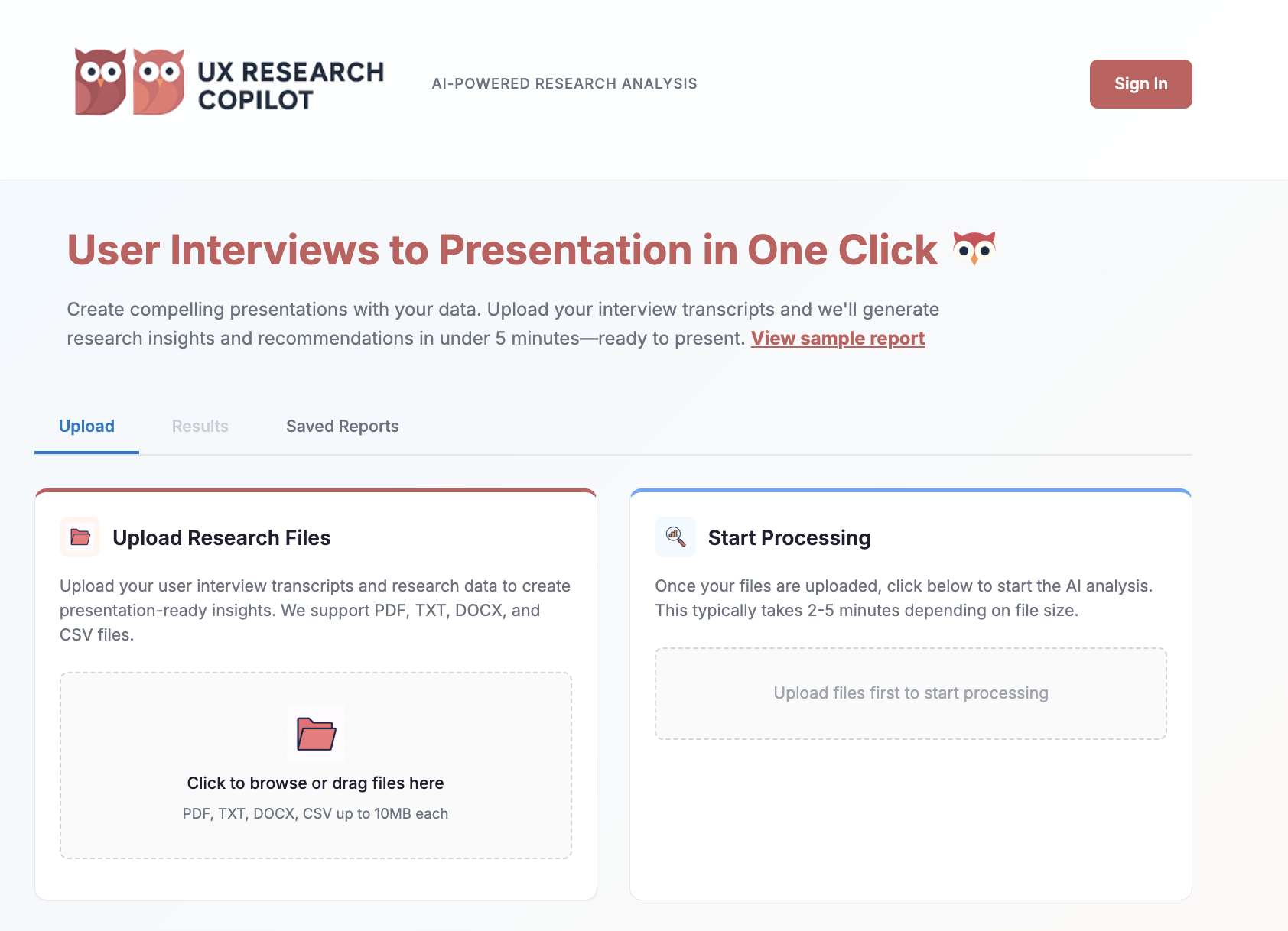 UX Research Copilot Preview